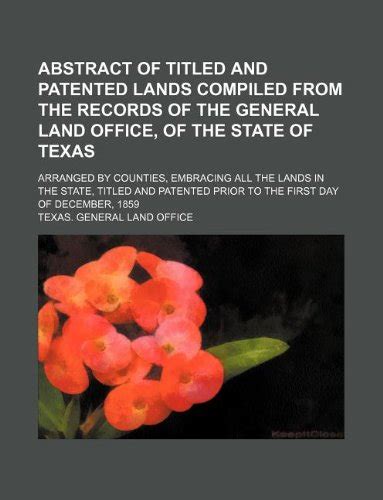 abstract of patented lands abstract of patented lands Epub