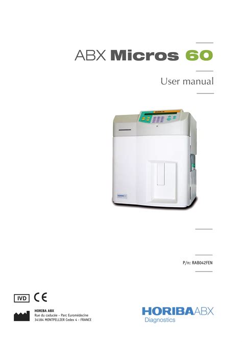 abx micros 60 service manual Epub