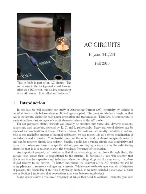 ac circuits lab manual pdf Epub