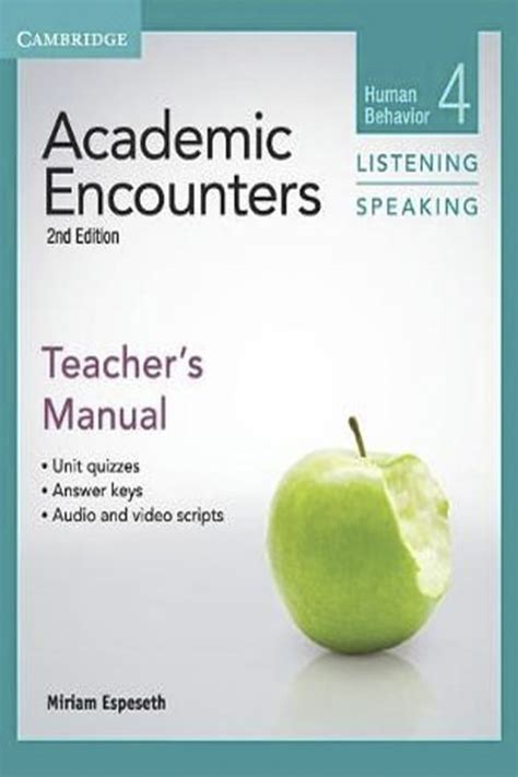 academic encounters level 4 teacher s manual listening and speaking Ebook Kindle Editon
