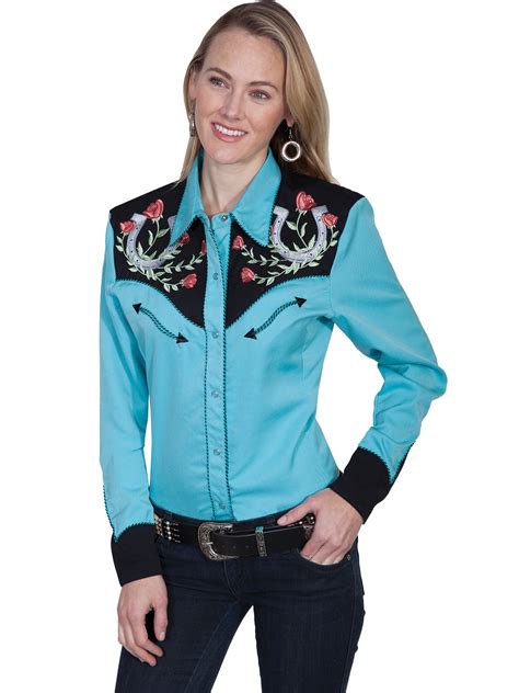 academy womens cowboy shirt