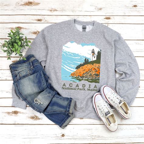 acadia national park sweatshirt