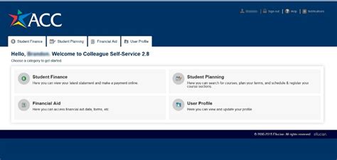 acc self service login