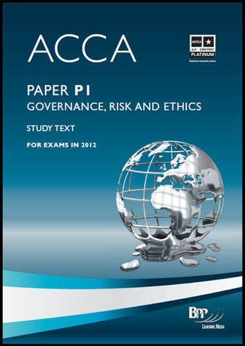 acca p1 governance risk and ethics study text Reader