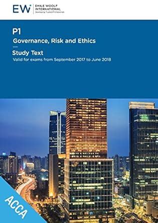 acca p1 governance risk and ethics study text Reader