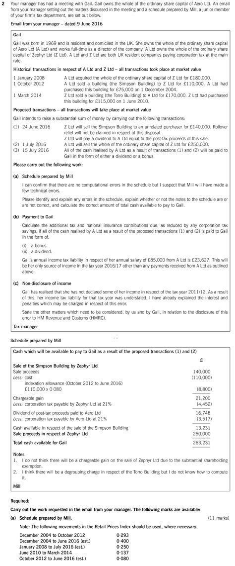 acca p6 course exam answers PDF