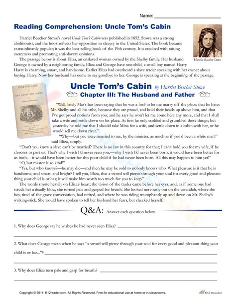 accelerated reader test answers uncle toms cabin PDF