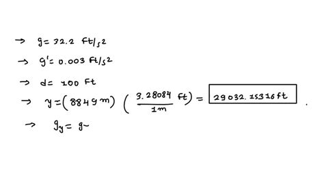 acceleration due to gravity in ft s 2