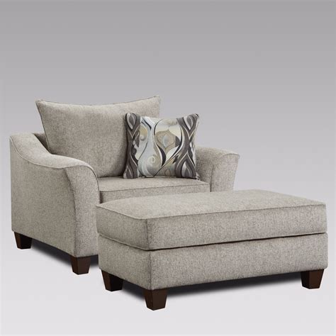 accent chair and ottoman