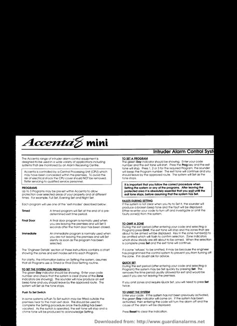 accenta 8 installation manual Reader