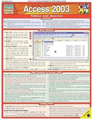 access 2003 user guide Reader