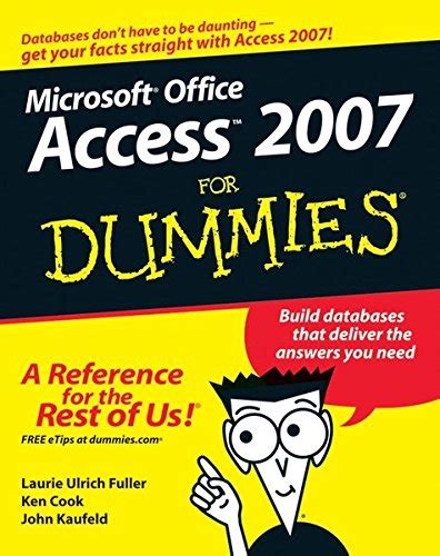 access 2007 for dummies PDF