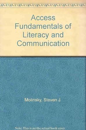 access fundamentals of literacy and PDF