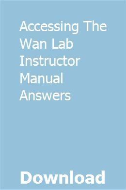 accessing the wan lab manual Doc