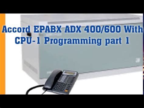 accord epabx programming guide Doc