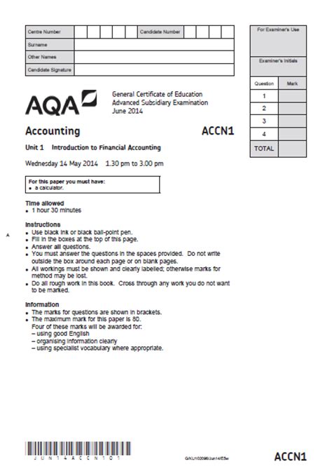 accounting 2014 june paper aqa Epub