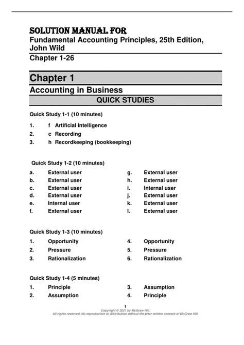 accounting 25th editions solutions Reader