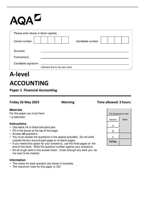 accounting aqa past papers unit 2 PDF