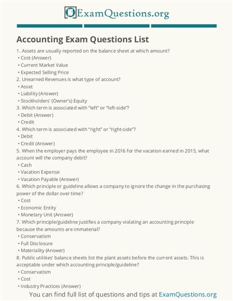 accounting assistant test questions answers Kindle Editon