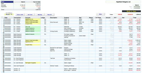 accounting excel spreadsheet example Reader