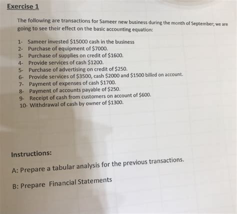 accounting exercises with answer Reader