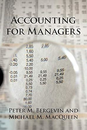 accounting for managers bergevin macqueen Ebook PDF