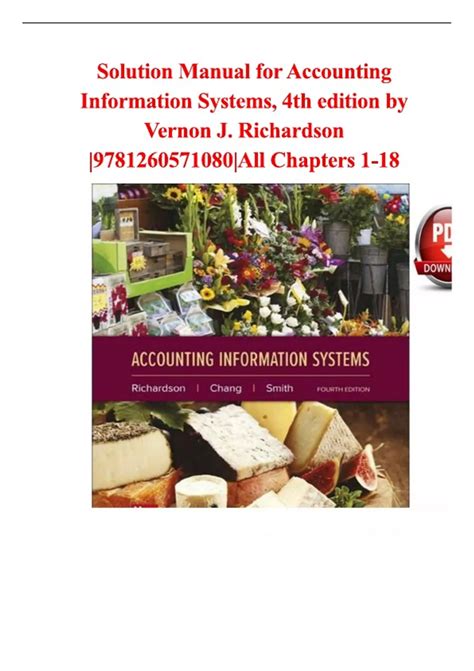 accounting information systems solution manual Reader