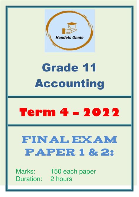 accounting question paper for grd 11 PDF