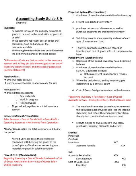 accounting study guide chapter 8 Kindle Editon
