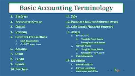 accounting terminology for dummies Epub