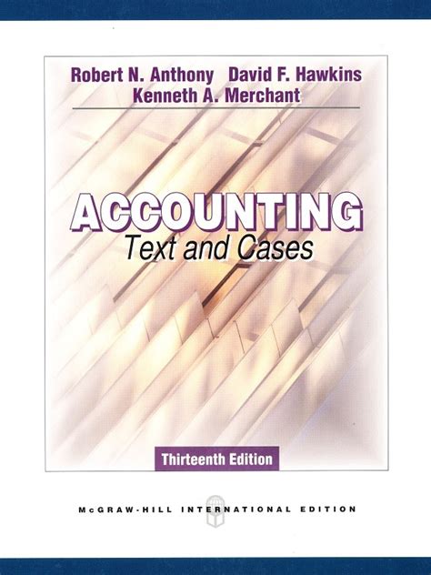 accounting text and cases anthony Ebook Epub