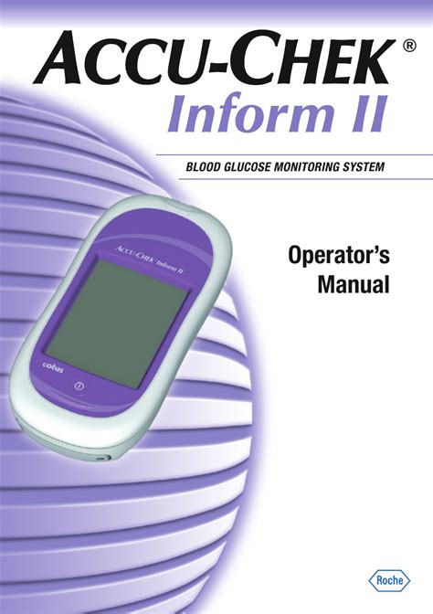 accu chek inform operators manual Kindle Editon