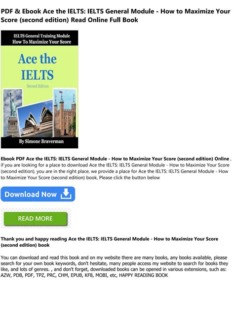 ace ielts general module maximize Ebook Doc