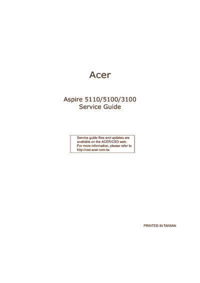 acer aspire 5110 instruction manual Reader