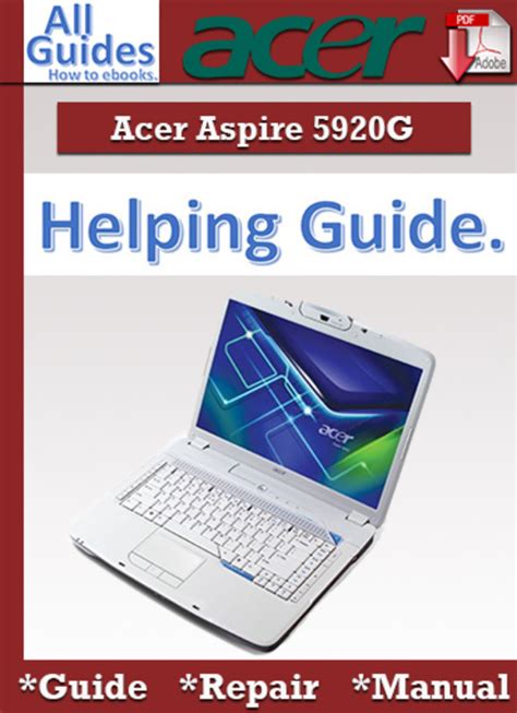 acer aspire 5920 user guide owners instruction PDF