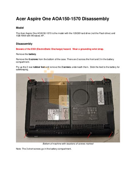 acer aspire one d257 disassembly instructions Reader