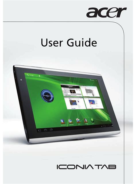 acer iconia w501 user manual Kindle Editon