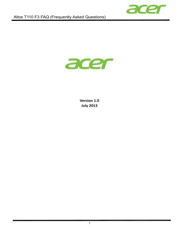 acers users manual fn f3 Kindle Editon