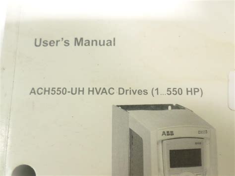 ach550 uh users manual Reader