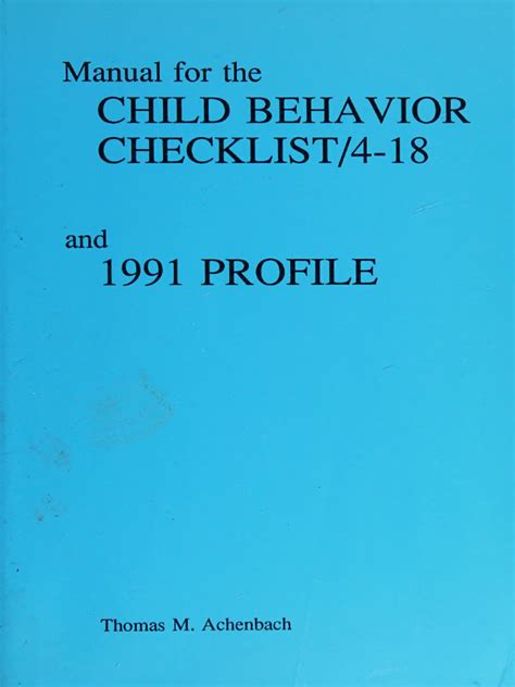 achenbach manual pre schoolers Doc