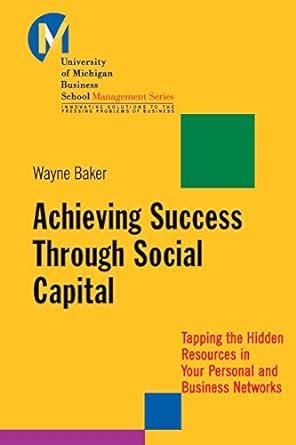 achieving success through social capital Epub