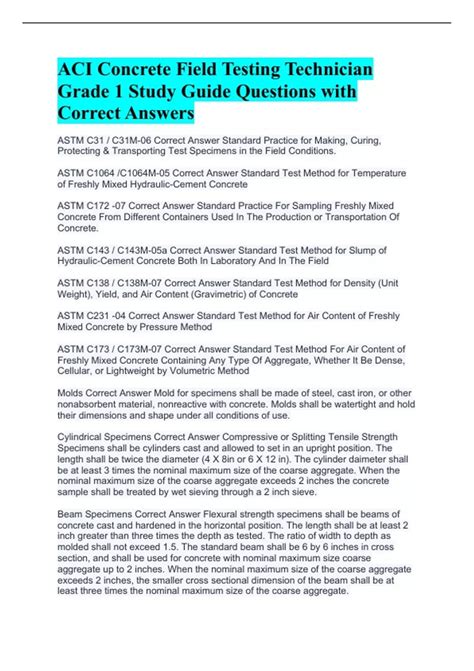 aci level 1 study guide Epub