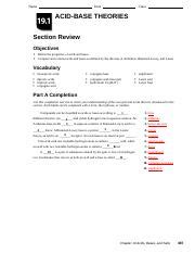 acid base theories pearson answers PDF