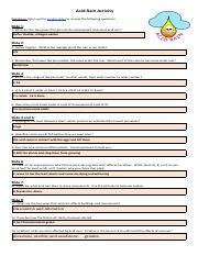 acid rain activity answers for high school PDF