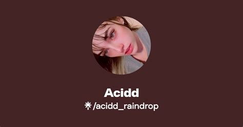 acidd raindrop