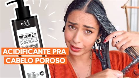 acidificante para cabelo poroso