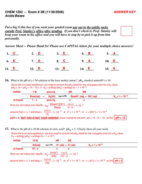 acids and bases test answers Epub