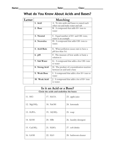 acids bases and ph worksheet answers Kindle Editon