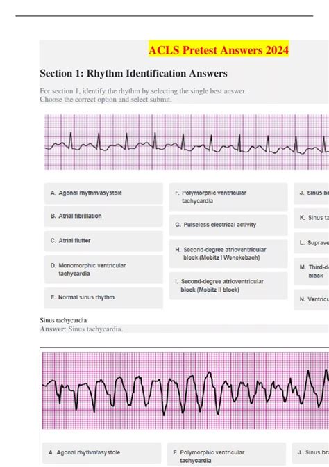 acls pretest with answers Doc