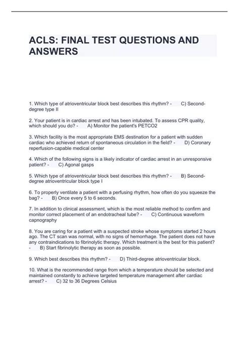 acls written exam 2012 answers Kindle Editon